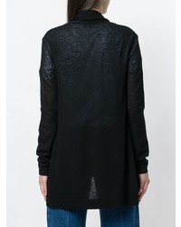 Женский черный открытый кардиган от Theory