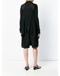 Женский черный открытый кардиган от Rick Owens