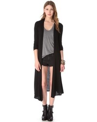 Женский черный открытый кардиган от Riller & Fount