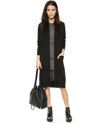 Женский черный открытый кардиган от DKNY