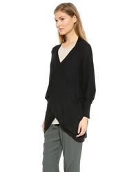 Женский черный открытый кардиган от Splendid