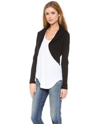 Женский черный открытый кардиган от James Perse