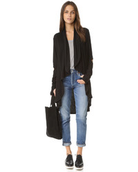 Женский черный открытый кардиган от LnA