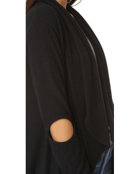 Женский черный открытый кардиган от LnA