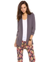 Женский черный открытый кардиган от Three Dots