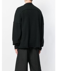 Мужской черный открытый кардиган от Damir Doma