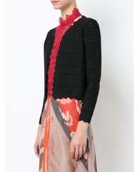 Женский черный открытый кардиган от Yigal Azrouel