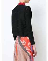 Женский черный открытый кардиган от Yigal Azrouel