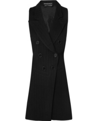 Черный пиджак без рукавов от Ann Demeulemeester