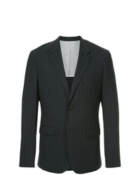Мужской черный пиджак в вертикальную полоску от CK Calvin Klein