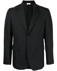 Мужской черный пиджак в вертикальную полоску от Comme des Garcons Homme Deux