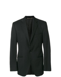Мужской черный пиджак в вертикальную полоску от Dolce & Gabbana Vintage