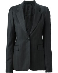 Женский черный пиджак в вертикальную полоску от Maison Margiela