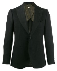 Мужской черный пиджак в вертикальную полоску от Maurizio Miri