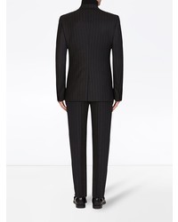 Мужской черный пиджак в вертикальную полоску от Dolce & Gabbana