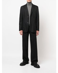 Мужской черный пиджак в вертикальную полоску от Societe Anonyme