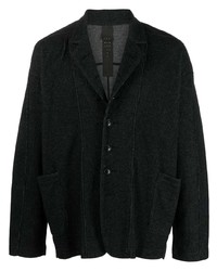 Мужской черный пиджак в вертикальную полоску от The Viridi-anne