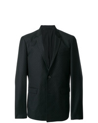Мужской черный пиджак в горошек от Kris Van Assche