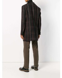 Мужской черный пиджак в клетку от Etro