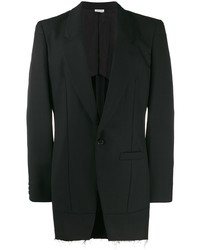 Мужской черный пиджак в клетку от Comme Des Garcons Homme Plus