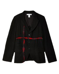Мужской черный пиджак в шотландскую клетку от Comme Des Garcons SHIRT