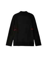 Мужской черный пиджак в шотландскую клетку от Comme Des Garcons SHIRT