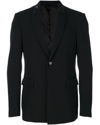 Мужской черный пиджак из бисера от Givenchy