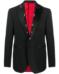 Мужской черный пиджак из бисера от Versace