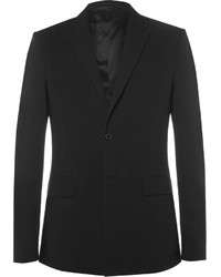 Мужской черный пиджак из жатого хлопка от Givenchy