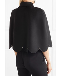 Черный пиджак-накидка от Valentino
