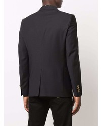 Мужской черный пиджак с вышивкой от Billionaire