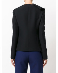 Женский черный пиджак с вышивкой от Emilio Pucci