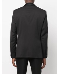 Мужской черный пиджак с вышивкой от Philipp Plein