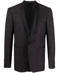 Мужской черный пиджак с "огурцами" от Tagliatore