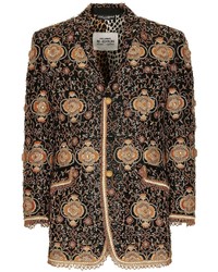 Мужской черный пиджак с пайетками от Dolce & Gabbana