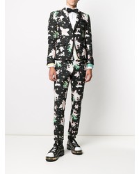 Мужской черный пиджак с принтом от Thom Browne