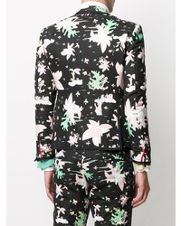 Мужской черный пиджак с принтом от Thom Browne