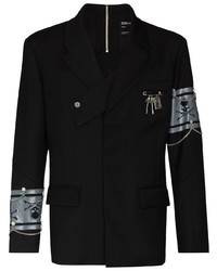 Мужской черный пиджак с принтом от Mastermind Japan
