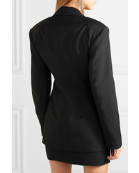 Женский черный пиджак с украшением от Rotate