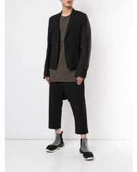 Мужской черный пиджак от Rick Owens