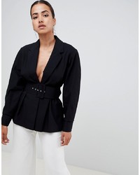 Женский черный пиджак от ASOS DESIGN