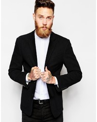 Мужской черный пиджак от Asos