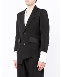 Мужской черный пиджак от Sulvam