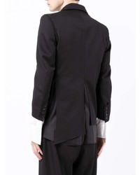 Мужской черный пиджак от Sulvam