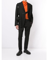 Мужской черный пиджак от Wooyoungmi