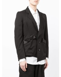 Мужской черный пиджак от Sulvam