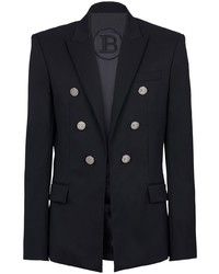 Мужской черный пиджак от Balmain