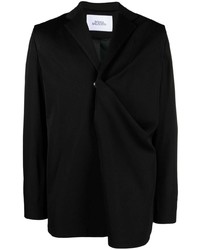 Мужской черный пиджак от Bianca Saunders