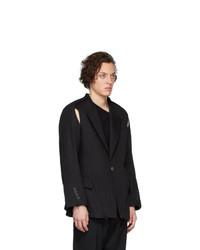 Мужской черный пиджак от Spencer Badu