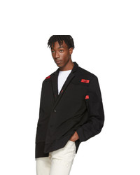Мужской черный пиджак от 424
